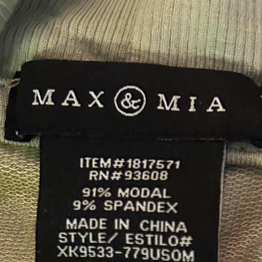 Max & Mia Drape Front Light Green Cardigan with Pockets XL NWT - Picture 5 of 6